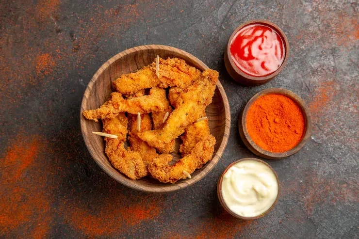 Crispy Chicken Strips (8 pcs)